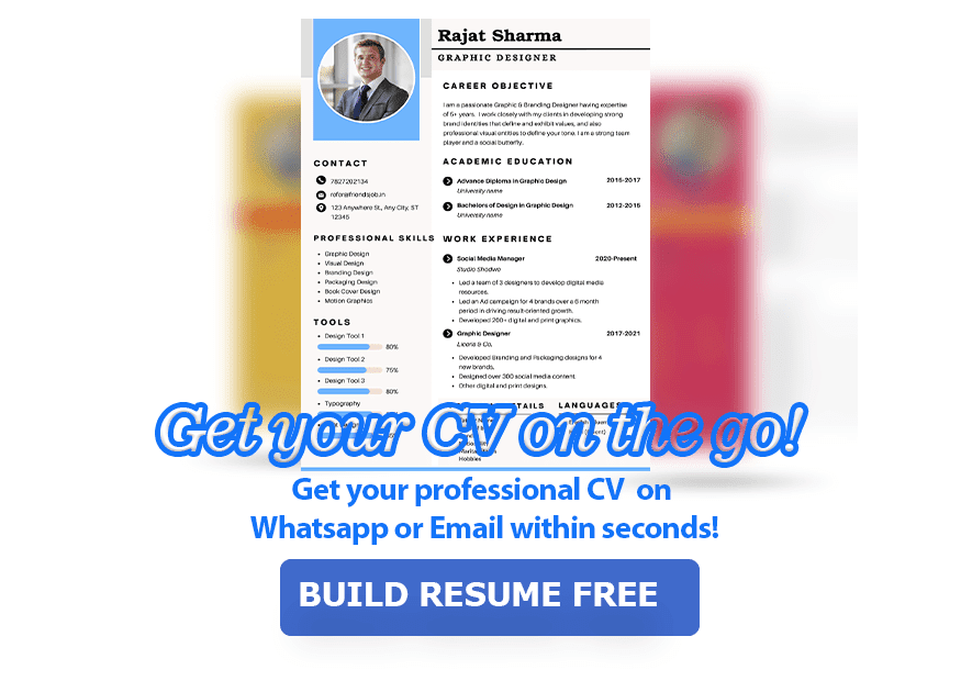 Creative cv with hire.friendsjob.in